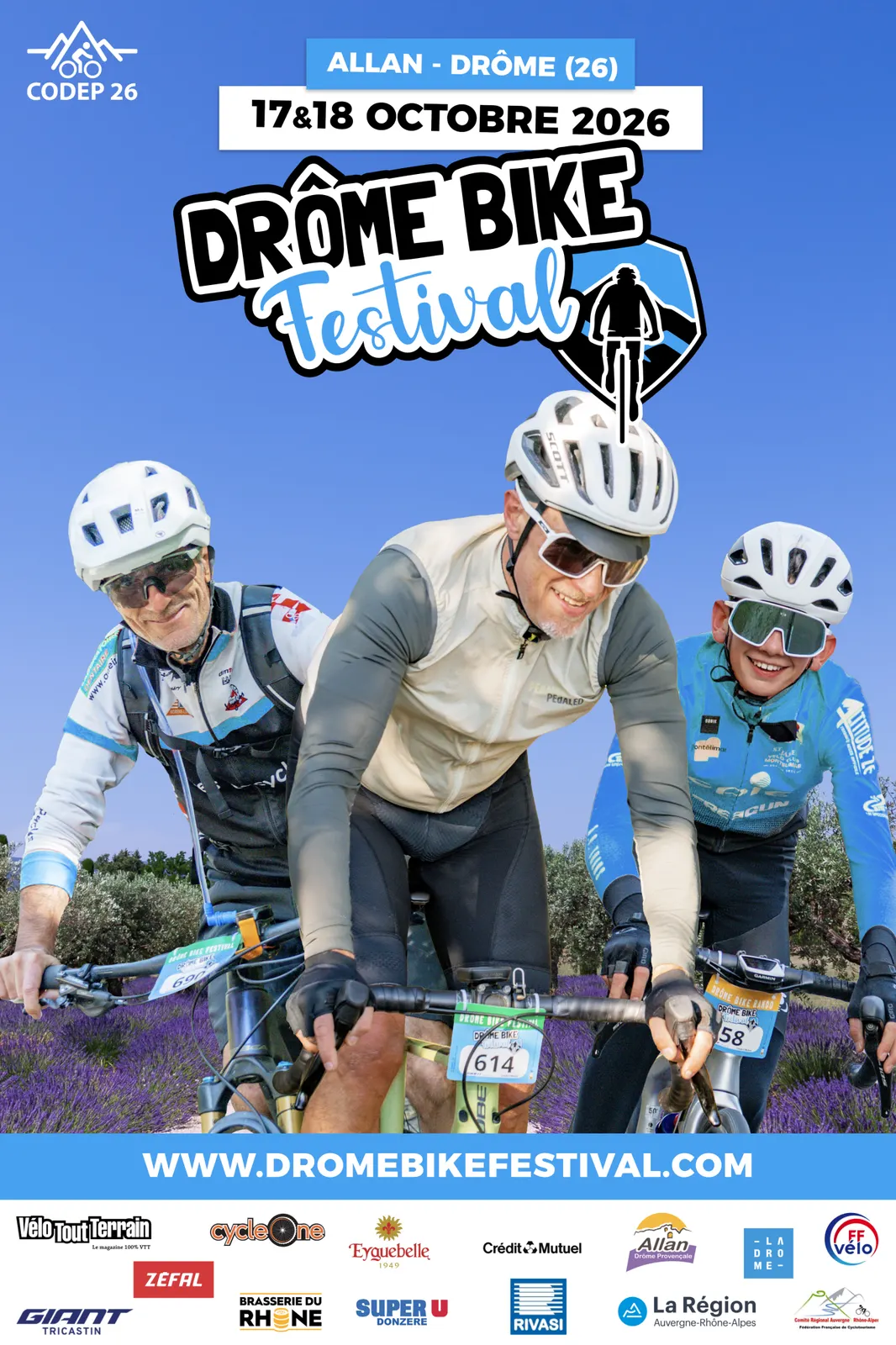 Drôme Bike Festival 2026 : le rendez-vous vélo à Allan